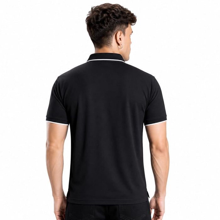 Men's Printed Polo T-Shirt | Fancy Collar Half Sleeve | Imported Tencil Lycra Fabric | 220-225 GSM | Regular Fit | Casual & Daily Wear - ANS Billion