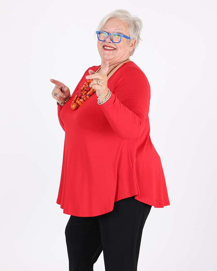 Basic Top Red- Mat