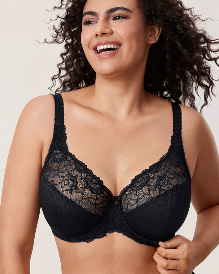 Women's Beauty Lace Bra Black