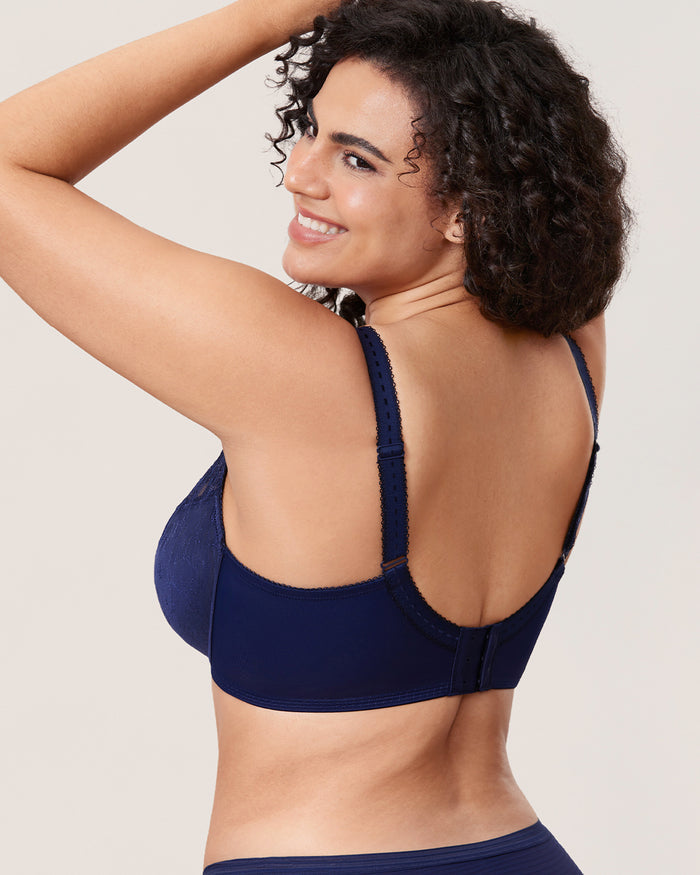 Women's Beauty Lace Bra Blueberry