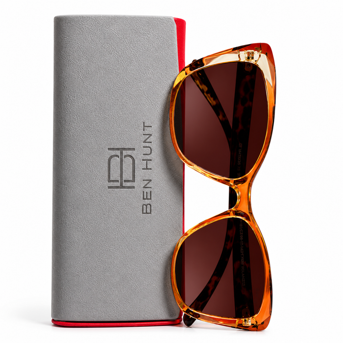 Ben Hunt Buy Stood Rectangular Sunglasses Brown For womens