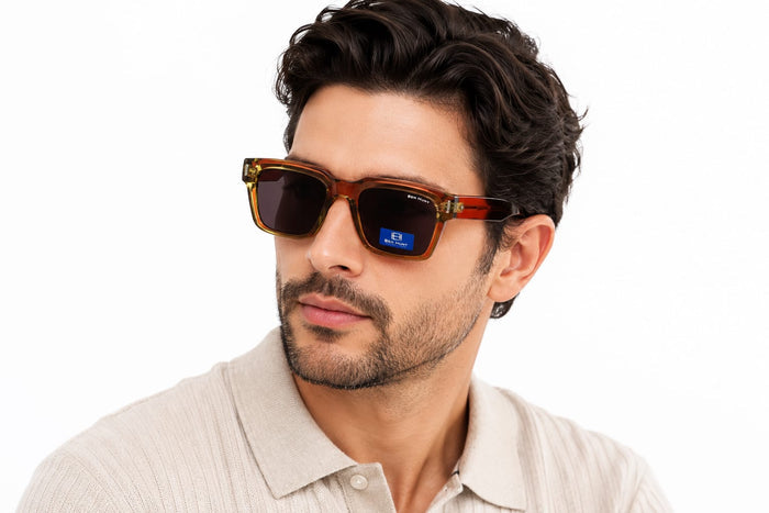 BEN HUNT Premium Square Men Sunglasses