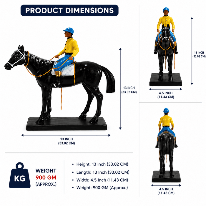Best Showpiece Statue for Home Decor Beautiful Riding Horse ... - ANS Billons