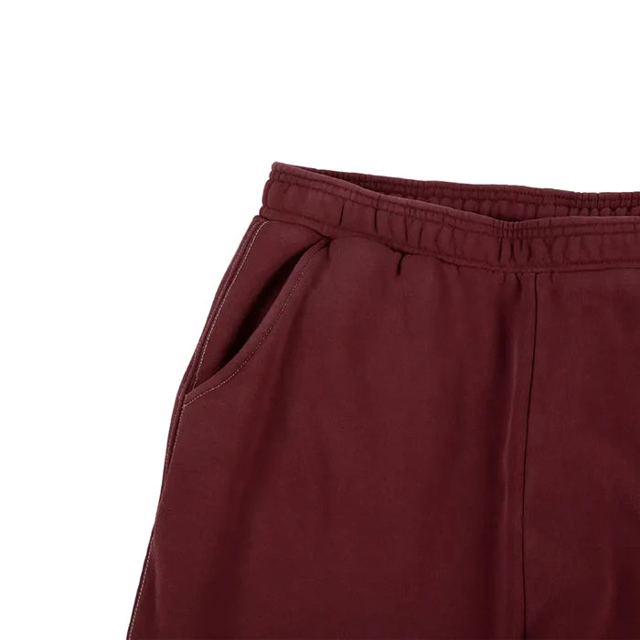 Big Stitch Open Leg Sweatpants 'Oxblood Red'
