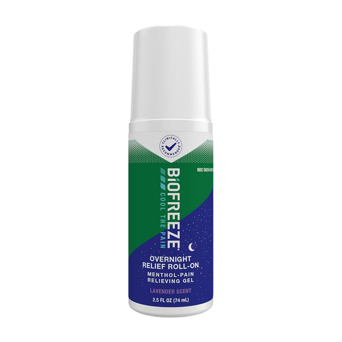 Biofreeze Overnight Pain Relief Roll-On - 2.5 oz - 24 Pack
