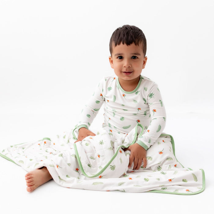 Bird of Paradise Baby Blanket