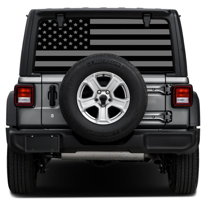 Black Out Rear Window Decal