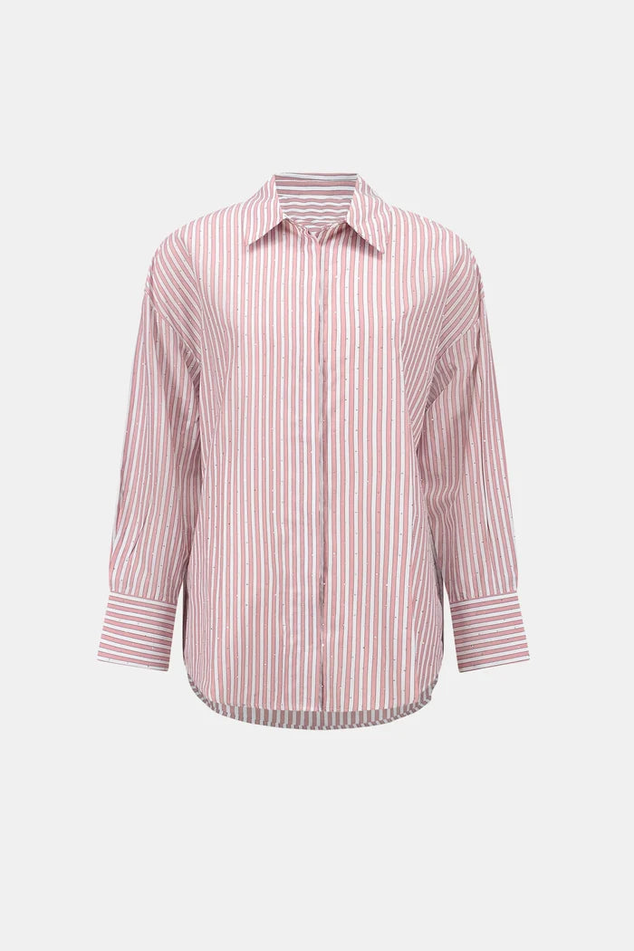 Blouse boxy en Tencel à rayures - Joseph Ribkoff