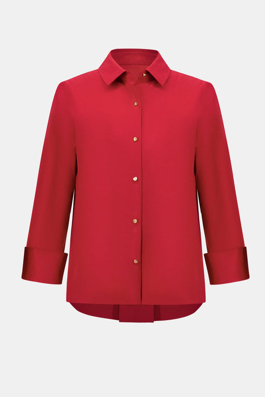 Blouse extensible à détail zippé - Joseph Ribkoff