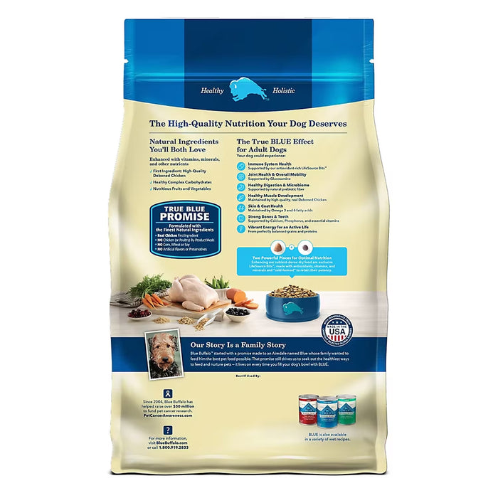 Blue Buffalo Life Protection Formula Adult Dry Dog Food, Chicken & Brown Rice, 38 lb
