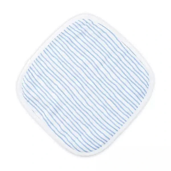 blue washcloth