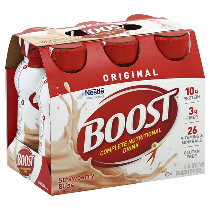 BOOST Original Creamy Strawberry Nutritional Drink 8 oz - 6 Ct - 4 Pack