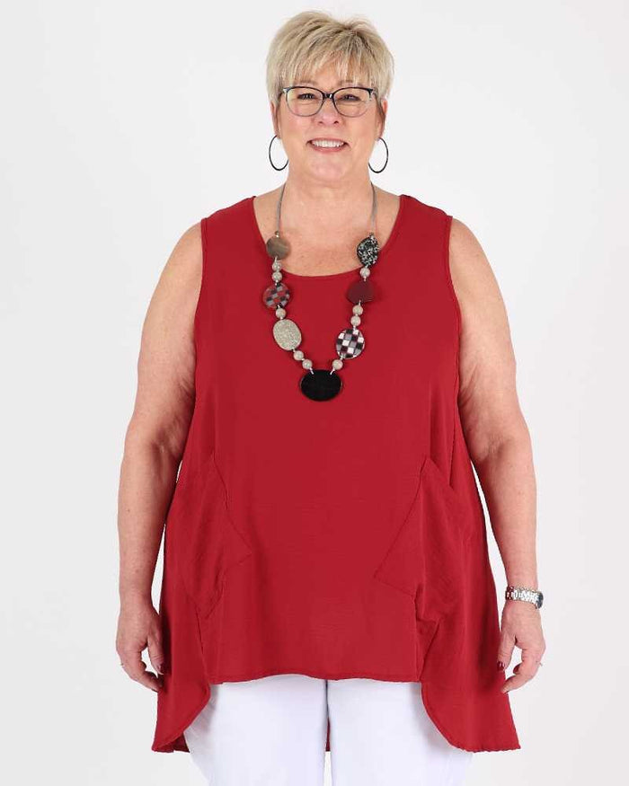 Bordeaux camisol Noah - G!OZE