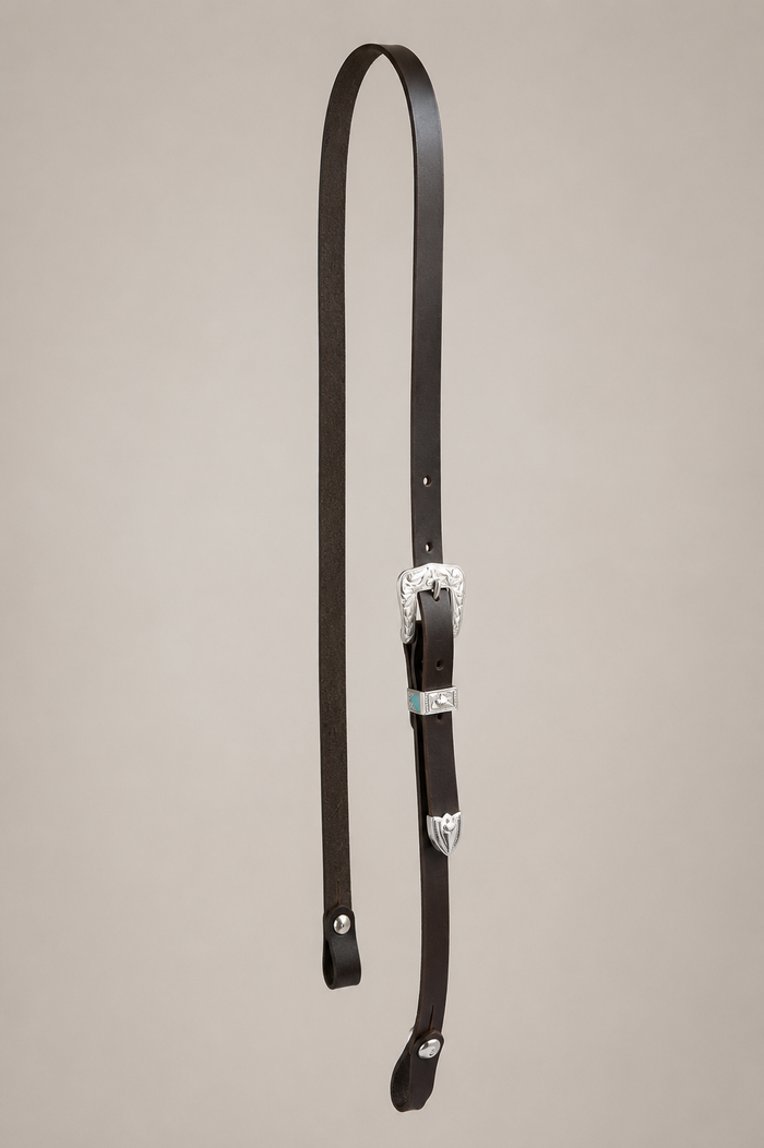 Bosal - H09 - 1/2" Silver Plated Latigo Bosal Hanger