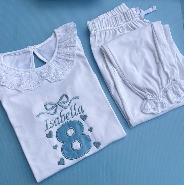 Bow Birthday Pyjamas