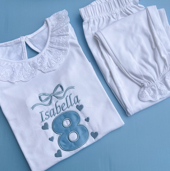 Bow Birthday Pyjamas