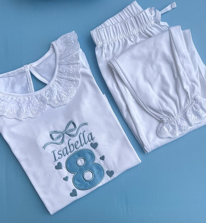 Bow Birthday Pyjamas