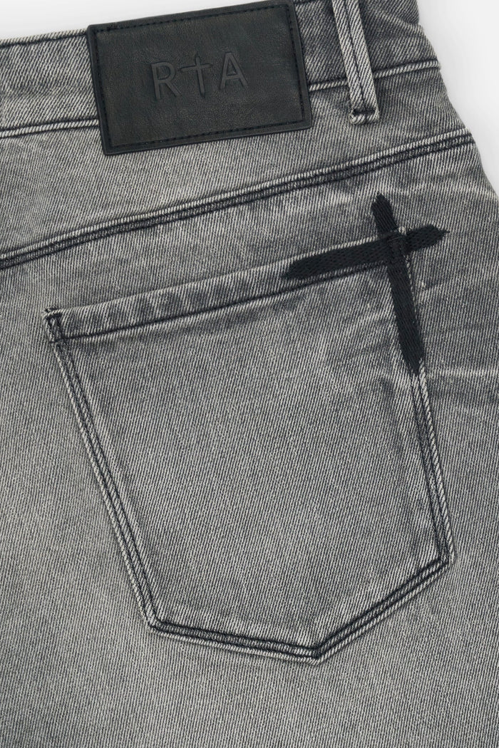 Bryant Skinny Jean 'Iron Haze Side Cross'