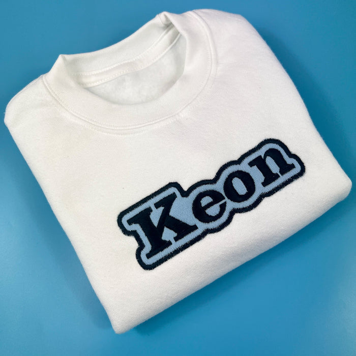 Bubble name sweatshirt