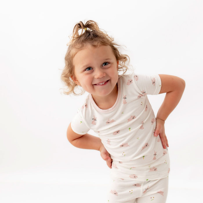 Bunny Short Sleeve Pajama Set