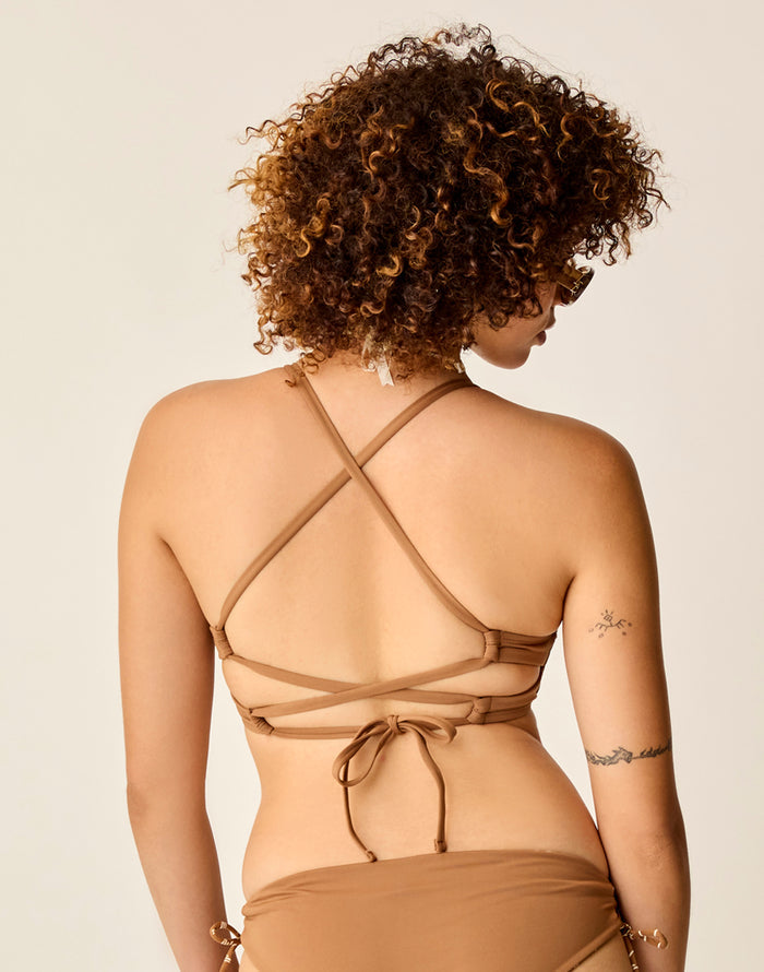 Camari Top: Rum - FINAL SALE