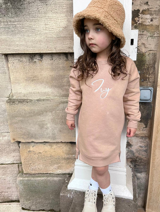 Camel Jumper Dress