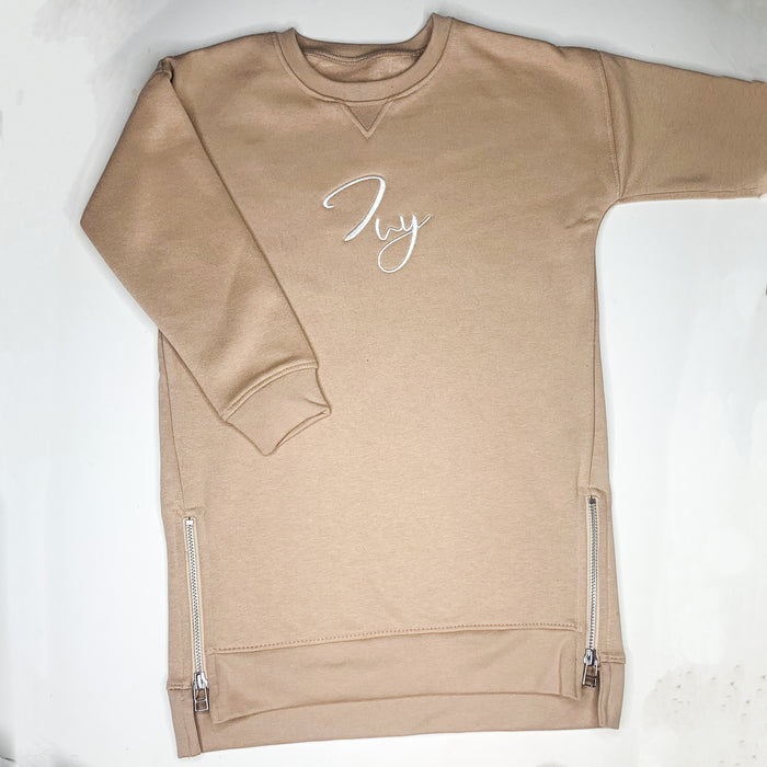 Camel Jumper Dress