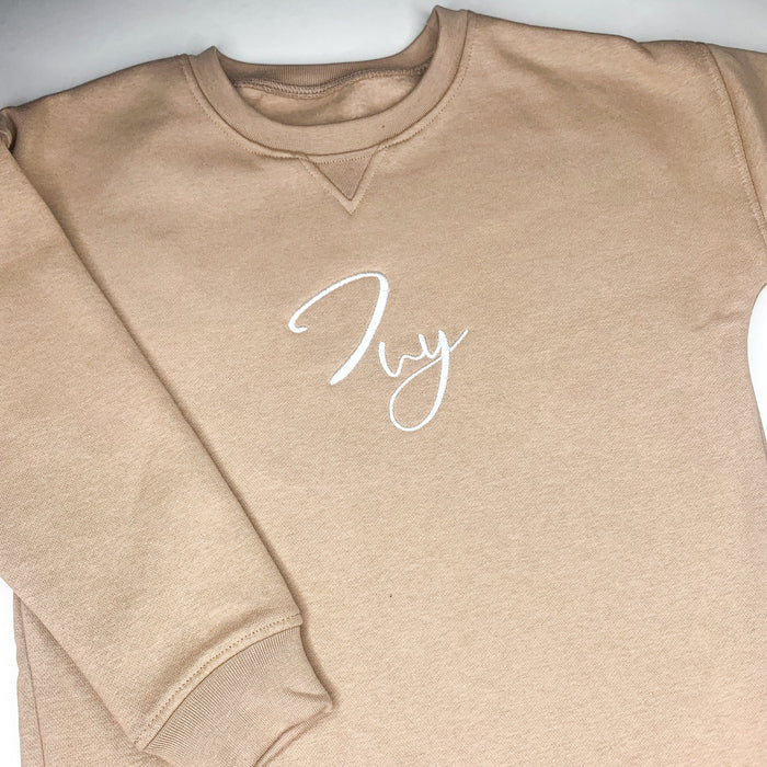 Camel Jumper Dress