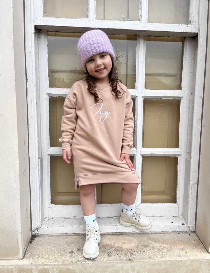 Camel Jumper Dress