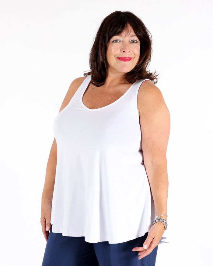Camisole Basique Blanc - Mat