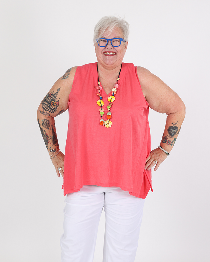 Camisole Naxos Corail - Franck Anna