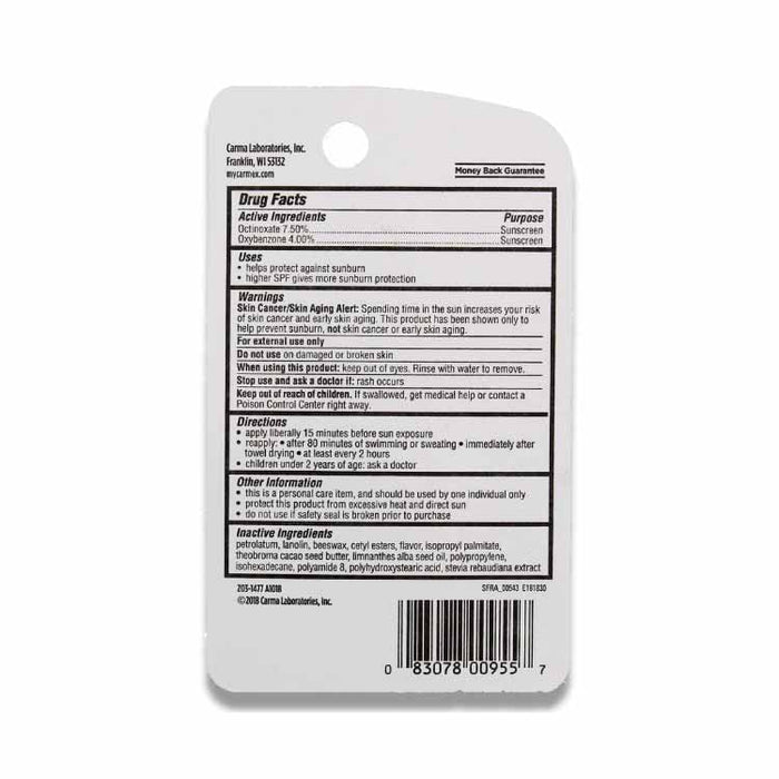 Carmex - Daily Care Moisturizing Lip Balm Tube Fresh Cherry SPF 15, 0.35 oz - 144 Pack