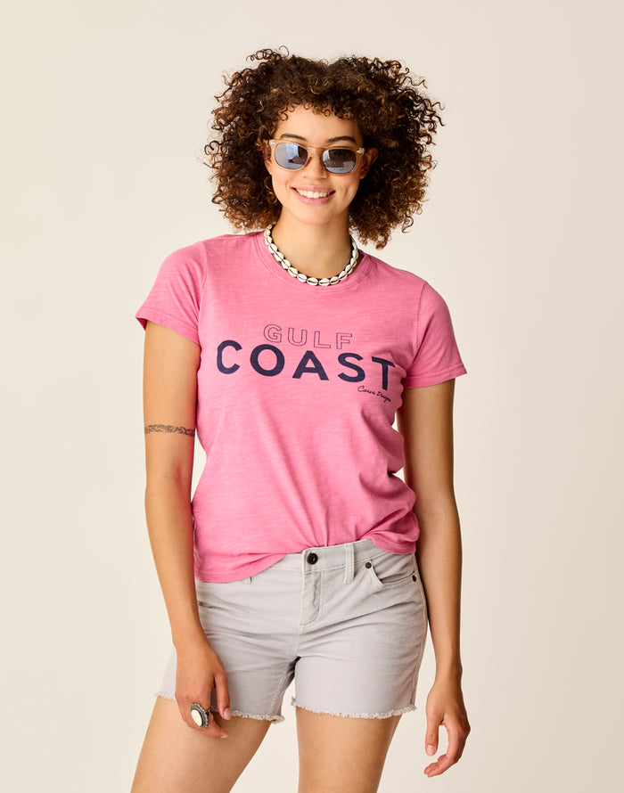 Cassidy Graphic Tee: Chateau Gulf - FINAL SALE