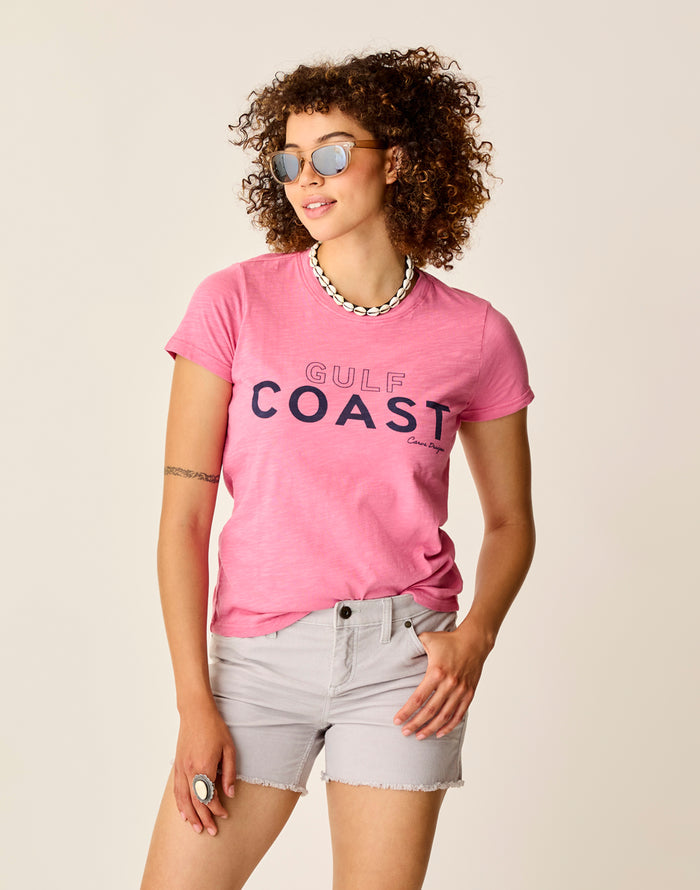 Cassidy Graphic Tee: Chateau Gulf - FINAL SALE