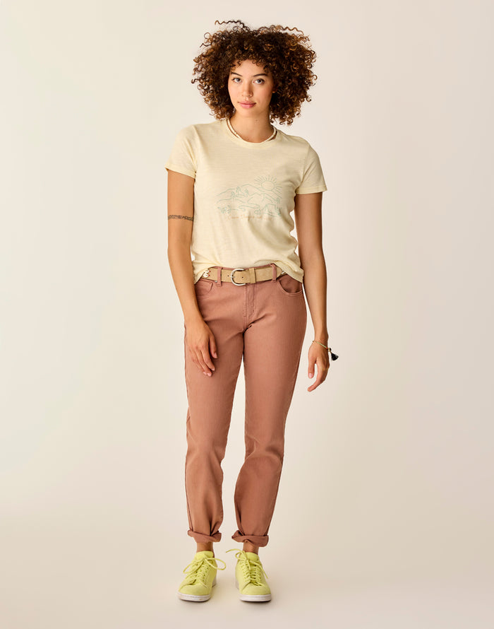 Cassidy Graphic Tee: Dogwood Mountain - FINAL SALE