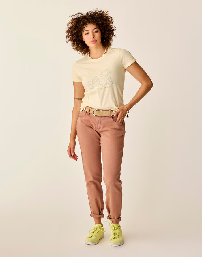 Cassidy Graphic Tee: Dogwood Mountain - FINAL SALE