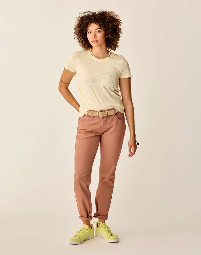 Cassidy Graphic Tee: Dogwood Mountain - FINAL SALE