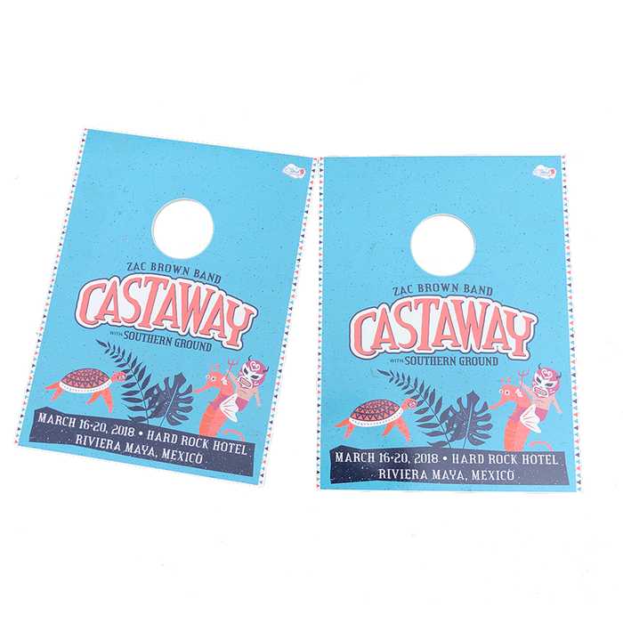 Castaway with Southern Ground 2018 Cornhole Boards (Includes Shipping)