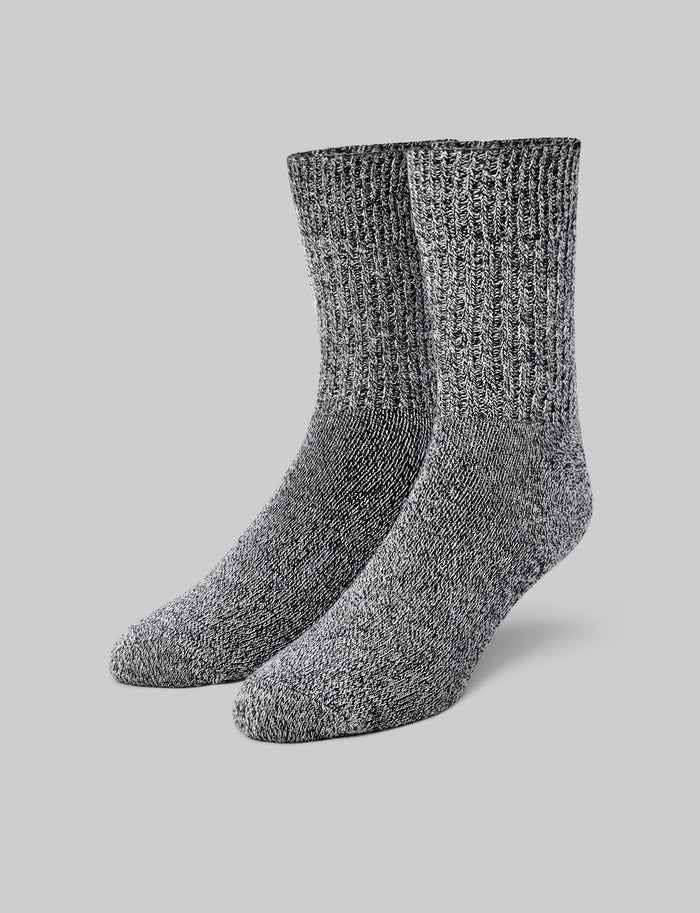 Casual Crew Sock::Black Mix