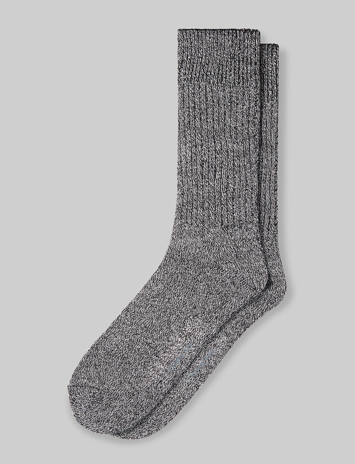 Casual Crew Sock::Black Mix::Swatch