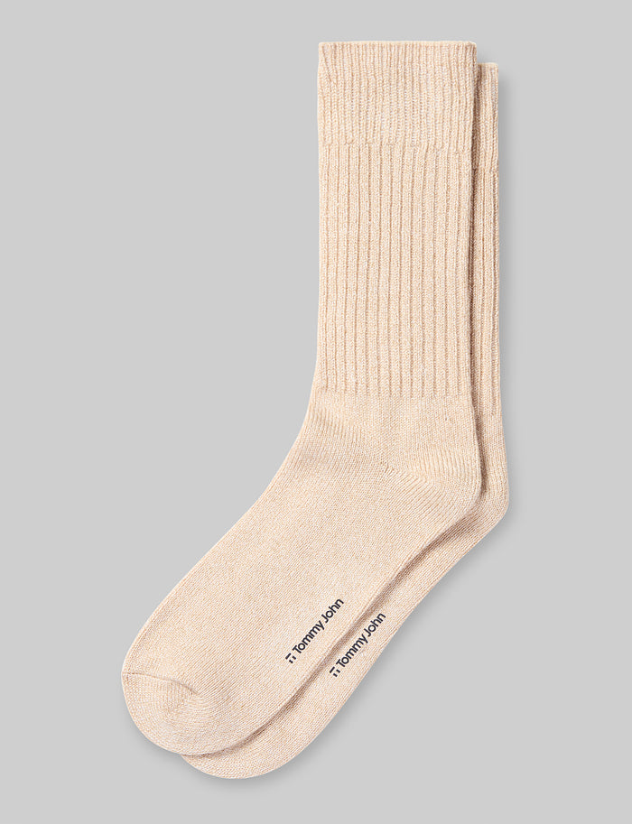 Casual Crew Sock::Taupe::Swatch