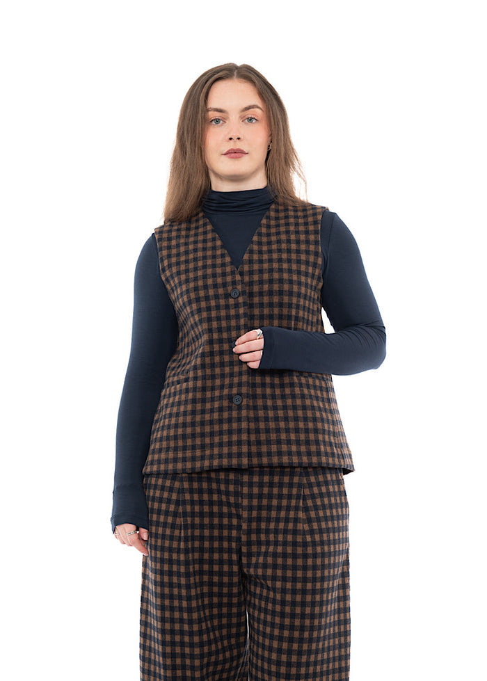 CHECKED GENNY WAISTCOAT