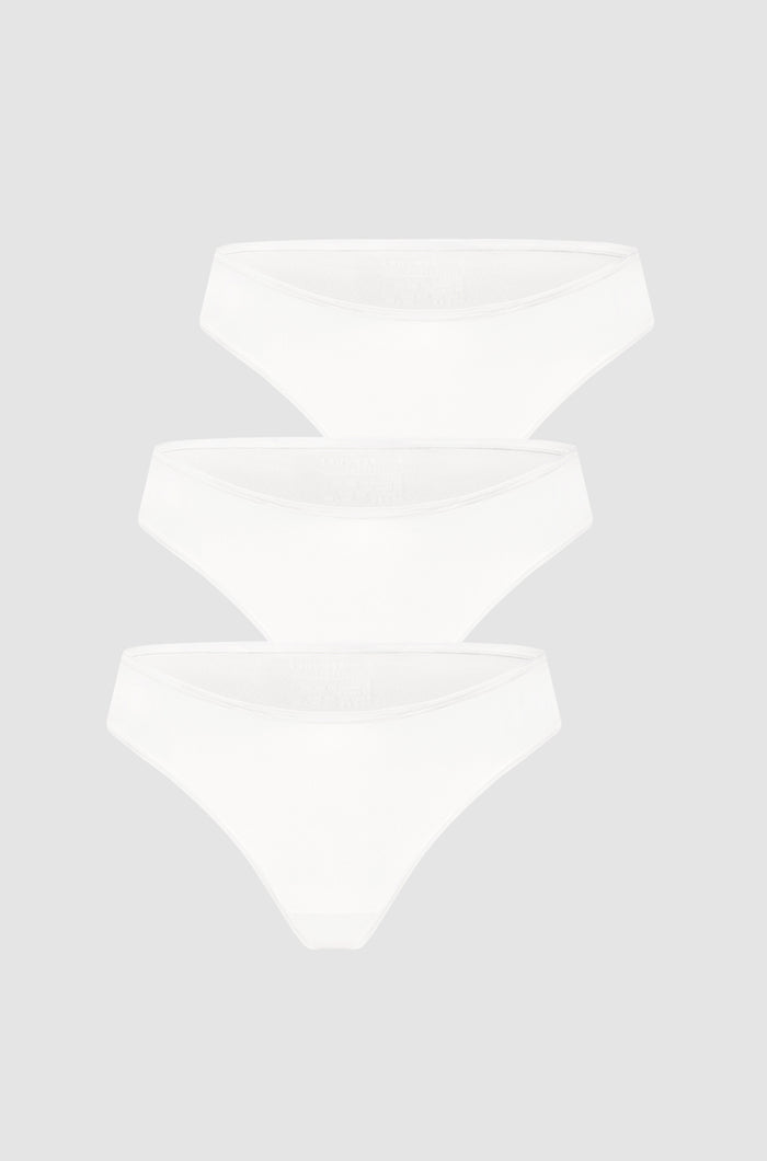 White (3pack) / XS