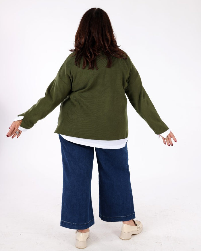 Chloe Wide Leg Jeans Indigo - Charlie B