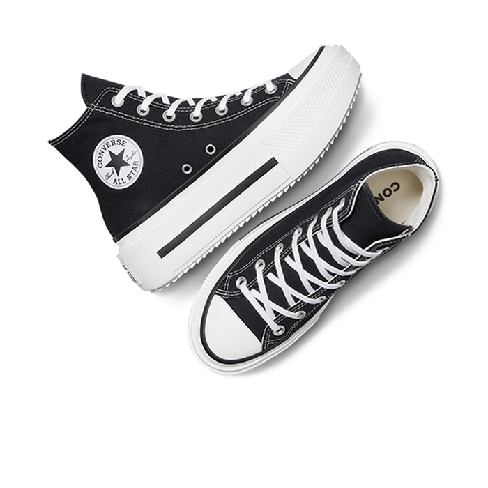 Chuck Taylor All Star Lift Double Stack Hi 'Black'