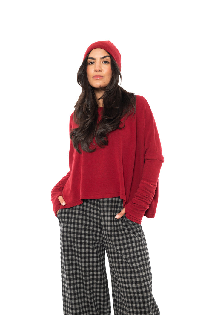 CL COTTON-FLEECE KAKI HAT