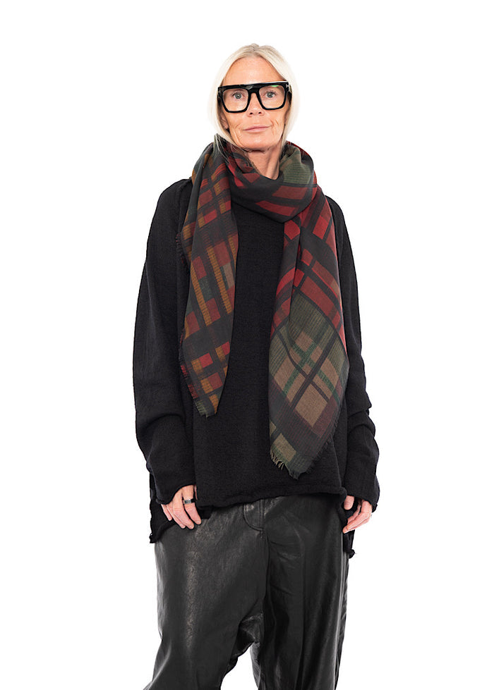 CL HERITAGE CHECK SCARF