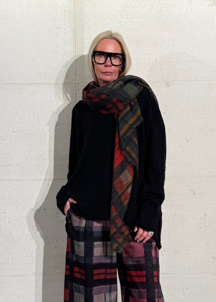 CL HERITAGE CHECK SCARF