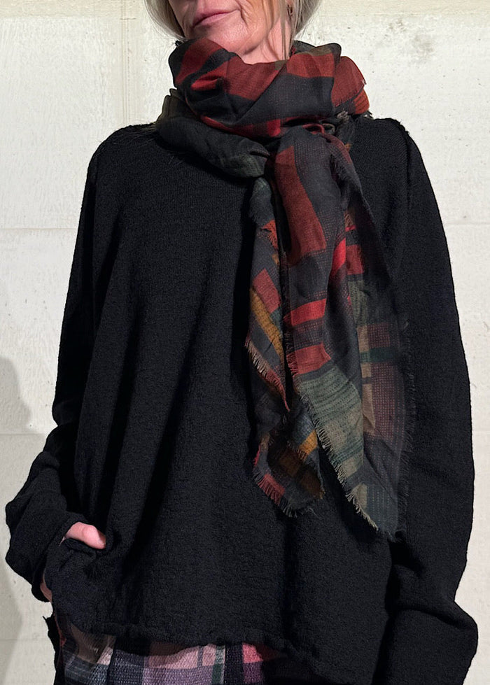 CL HERITAGE CHECK SCARF