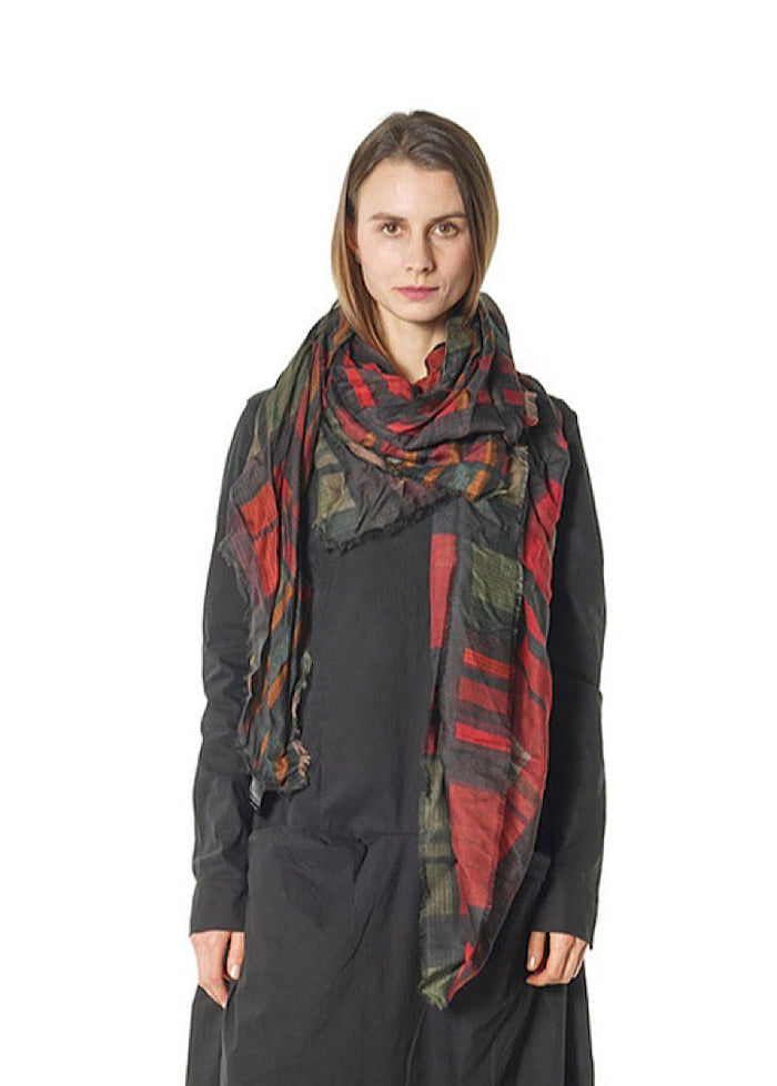 CL HERITAGE CHECK SCARF
